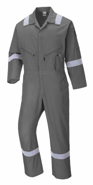 Iona 100% Cotton Coverall with Reflective #1